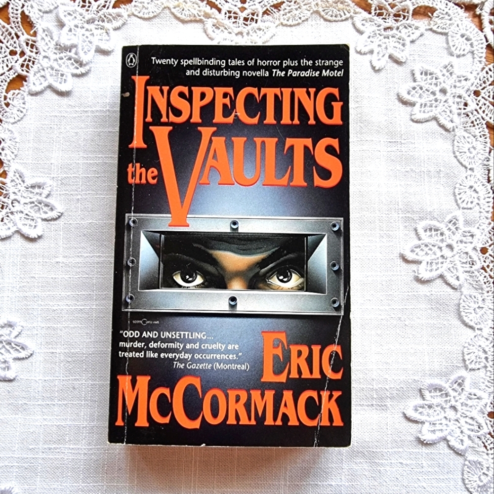 Inspecting the Vaults Book by Eric McCormack Vintage Horror Paperback Book